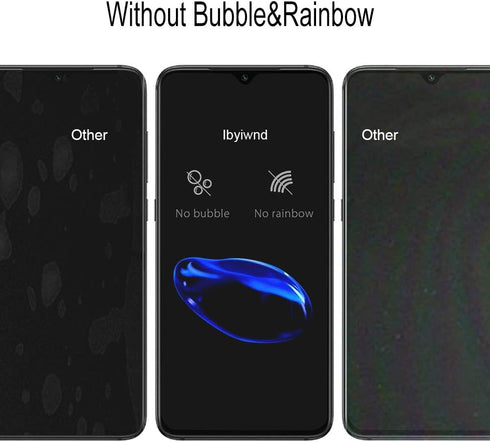 Ibywind Screen Protector For Xiaomi Mi 9/9 Pro,with 2Pcs Tempered Glass,1Pc Camera Lens Protector,1Pc Backing Carbon Fiber Film [Fingerprint Reade...