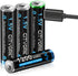 Type-C USB 4 Pack 1.5V AAA 1200mWh Lithium Rechargeable Battery, Constant Output and Fast Charging (Include Type-C USB Cable) (4 Pack USB AAA)...