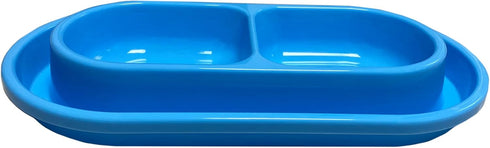 Ant Away Cat Dog Food Water Bowl,32 OZ No Ants Food Water Bowls Dish for Cats Small Medium Dogs (Blue)...