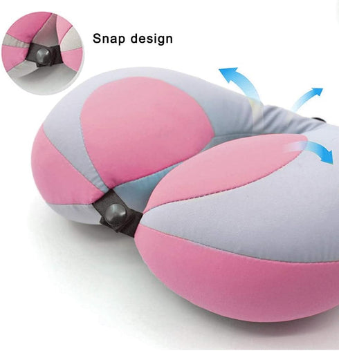 MOOB Kids Pillow Support Neck Pillow for Car & Airplane, Traveling Gifts for Toddler & Children U-Shape Car Seat Head Travel Neck Pillow Support P...