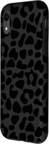 iPhone XR Black leopard print case for women cheetah protective phone Case...