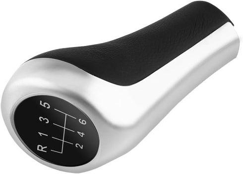 Gear Stick Shift Knob-6 Speed, Car Manual Gear Knob, 6-Speed Transmission Manual Gear Shift Knob Adapter Head for E36 E46 E39 E34 Z3 E90 E91 E92 X...