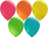 Tropical Assorted Balloons (Standard) - 12 Inch Latex (50 Pieces) for Birthday Parties or Any Other Event Use - Fill with Air or Helium...