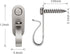 Light Hanger Hooks,Screw Hooks for Hanging Christmas Light,Light Wire and Led Fairy Led Light Clips,Stainless Steel,20 Pack...