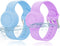 2 Pack Kids Waterproof AirTag Bracelet, Silicone Case Compatible with Apple AirTag Holder, Hidden Wristband Case for Air Tag GPS Tracker Band for ...