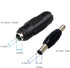 10PCS DC Power Connector Adapter 5.5x2.1mm, Male to Male Coupler Plug,Female to Female Jack Socket for CCTV Security Camera Led Strip...