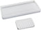 Bloss Counter Tray Set for Bathroom/Kitchen - 7.9" Silicone Tray for Kitchen Countertop, Soap and Sponge Holder, Bathroom Vanity Traty for Perfume...