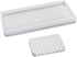 Bloss Counter Tray Set for Bathroom/Kitchen - 7.9" Silicone Tray for Kitchen Countertop, Soap and Sponge Holder, Bathroom Vanity Traty for Perfume...