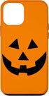 iPhone 12 mini Jack O Lantern Orange Pumpkin Face Halloween Costume Case...