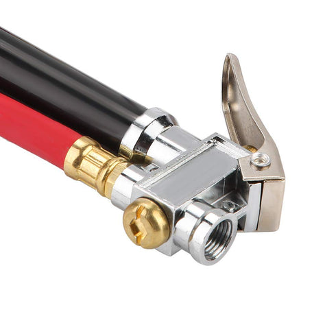 Air Compressor Hose Tool Kit Handheld Car Air Tire Pressure Filler Fill Inflator Gauge Dual Chuck...