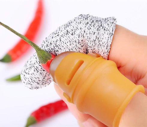 Upgrade Garden Silicone Thumb Knife, Harvesting Plant Knife, Gardening Gifts Garden Knife Finger Knife, Separator Finger Plant Fruit Picking Knife...