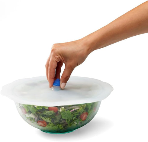Chef'n Cloud Cover Silicone Universal Lid for Pots, 11 Inch, Frost/Pacific...