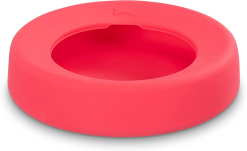 Messy Mutts Silicone Non-Spill Bowl | Dog or Cat Travel Necessity | Splash Less Food/Water Bowl for Pets | Slobber Stopper Water Bowl | 5.25 Cups ...