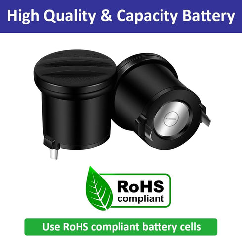 Dog Fence Batteries Long-lasting & High Capacity Compatible with Invisible R21 R22 R51 and Microlite Fence Receiver Collars 10-pack...