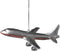 1 X Commercial Airliner Resin Hanging Tree Ornament - Size 4.25 inch by Midwest-CBK...