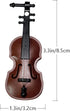 LUOZZY 40 Pcs Miniature Violin Model Tiny Violin Musical Instrument Dollhouse Mini Furniture Christmas Decoration...