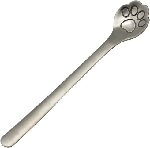 Maydahui 6PCS Cat Paw Spoon Hollow Out Coffee Spoons 5.8 inch 18/10?304 ?Stainless Steel Teaspoon for Dessert Ice-cream Stirring Home Kitchen Rest...