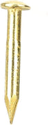 Brass Nails, 100 Pieces Round Head Gold Nails, Brass Wall Pins 10mm 15mm 18mm 22mm, Furniture Brass Tacks for Wood, for Hanging Picture Frame Mirr...