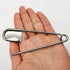 5 PCS of 5 Inch Heavy Duty Jumbo Stainless Steel Safety Pins Silver Color Safety Pins for Laundry, Blanket, Key Rings, Outdoor...