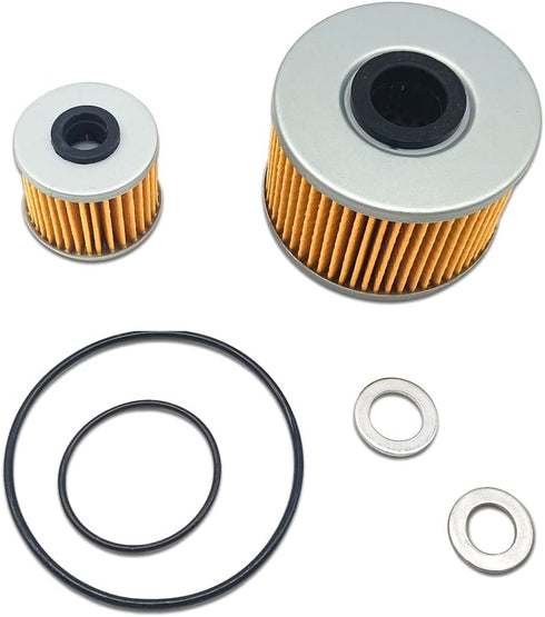 Oil Filter Change Kit Fit for Honda Pioneer 1000 2016-2020 Oil Air Filter Replace 15412-MGS-D21 Oil Filter Kit with O-rings and Drain Plug Gaskets...