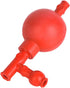 Hapivida Pipetting Ball, 3 Openings Lab Rubber Suction Bulb Quantitative Rubber Pipette Filler Lab Suction Ball for Industrial Mineral Agricultura...