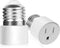 2 Pack Light Socket Outlet Adapter - E26 Light Socket to 3 Prong Plug Adapter 150? Heat-Resistant E26 Light Socket Outlet Light Bulb Adapter Socke...