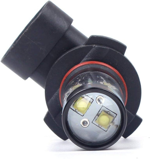Alla Lighting 2400 Lumens 9006 HB4 LED Fog Lights Bulbs, 6000K Xenon White Super Bright Fog Lamps Replacement for Cars, Trucks...