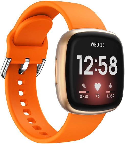 Senter Replacement Bands Compatible with Fitbit Versa 3/ Sense Bands,Adjustable Accessory Soft Silicone Sport Wristband for Women Men...