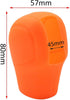 Universal Elastic Silicone Car Automatic Gear Shift Knob Cover Car Shifter Protector, Orange...