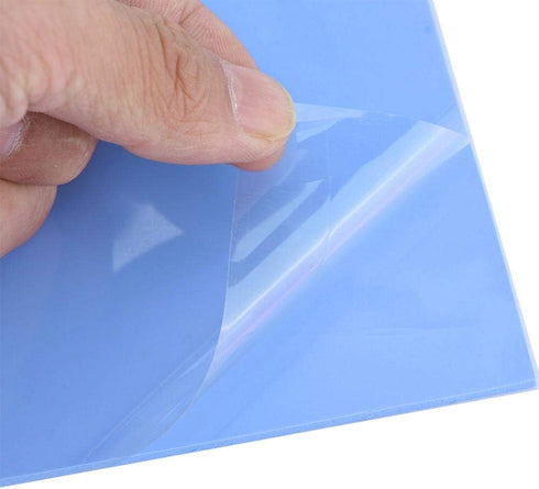 CPU Thermal Pad, 100mm x 100mm x 3mm CPU Chip Heatsink Cooling Thermal Conductive Silicone Pad for CPU Chip Heat Conduction LED Heat Conduction...