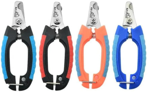 Dog & Cat Pets Nail Clippers and Trimmers - with Safety Gurad to Avoid Over Cutting, Professional Grooming Tool for Pets (Small, Red)...