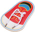 Red Wooden Learn to Tie Your Own Shoes Threading Lacing Shoes Training Early Learning Kits for Kids | Threading Lacing Shoes Training Board Kids E...