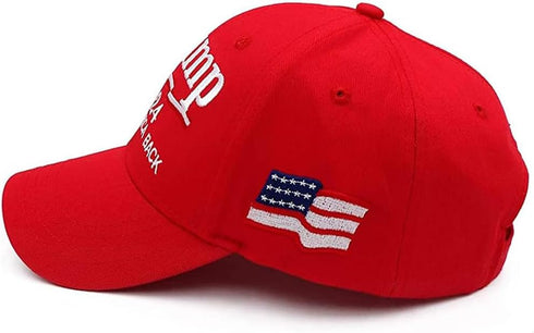 Trump Hat Trump Merchandise maga Hat Trump Hat 2024 Embroidered Adjustable Baseball Cap...