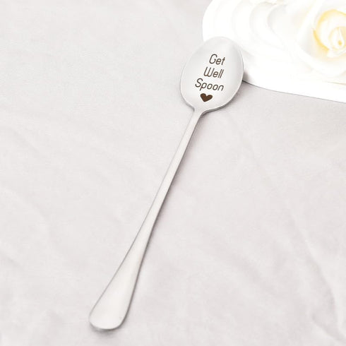 Get Well Soon Gifts Spoon for Best Friend Friendship Gifts for Girls Boys Inspirational Cheer Up Gifts for Daughter Sister Surgery Recovery Gifts ...