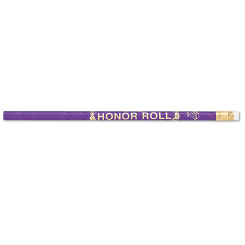 JRM8025B Dozen of Honor Roll Glitz Pencils, 0.7" Height, 2.1" Wide, 7.7" Length (12 Count)...