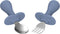 2 Pcs Toddler Utensils Forks and spoons set, Stainless Steel Childrens Silverware for Safe flatware Metal Kids Cutlery set with Round Handle, BPA ...
