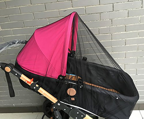 ThreeH Baby Mosquito Net for Strollers Car Seats Cradles Universal Size Insect Netting BX07,Black...