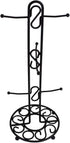 Home Basics Scroll Design Coffee Mug Holder (Black) Steel Mug Stand for Any Kind of Mug | Kitchen Organizing Cup Tree | Great for Jewelry...