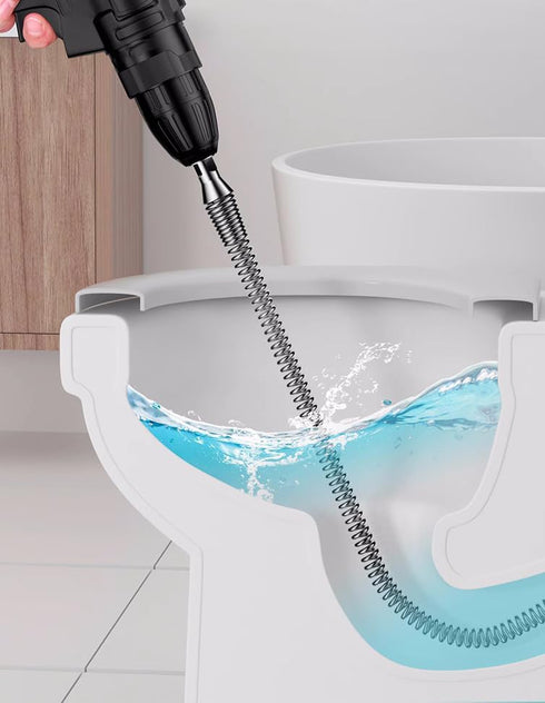 YankMooM Drain Snake Cable with Drill Connector 6.5Ft Drill Auger Drain Clog Remover Flexible Plumbing Auger Replacement Cable for Kitchen, Bathro...