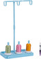 HONEYSEW Light Weight Thread Stand - 3 Spools Holder for Domestic (Home-Base) Embroidery and Sewing Machines - Four Colors for Choices (Blue)...