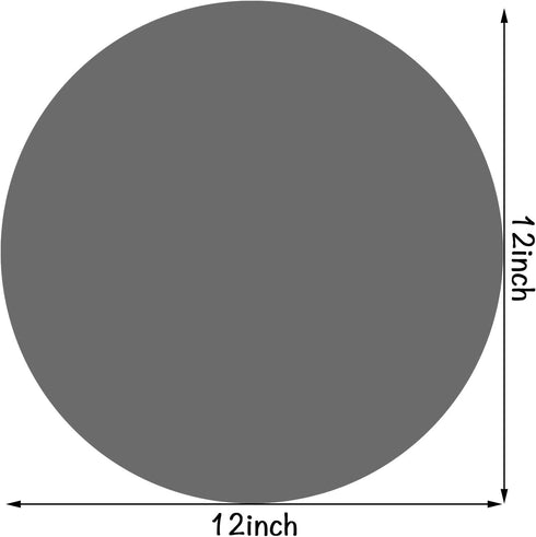 12" Inch Silicone Microwave Multi-Mat, Non-Stick Heat Resistant Oven Mat Microwave Trivet Mat - 2 Pack (Gray)...