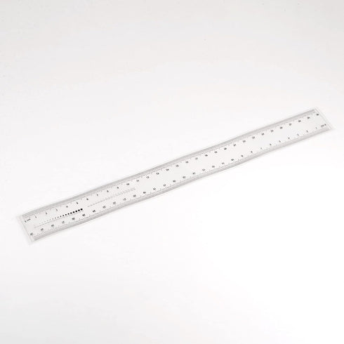 Film Flexible Ruler 30cm 0.5mm Scale PET Plastic Covered Folding Straight Ruler Calibration Soft Ruler Measuring Tool for Factory, Transparent...