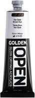 OPEN Slow-Drying Acrylics by GOLDEN, Van Dyke Brown Hue, 5 fl oz. tube, Professional Acrylic Paint, Semi-Opaque...