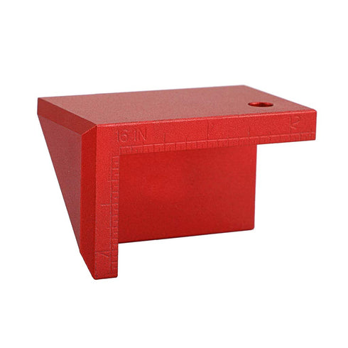 OwnMy 45 Degree Angle Marker Aluminum Alloy Pen Center Finder with Inch Scale, Woodworking Center Scriber Right Angle Line Drawing Ruler Measuring...