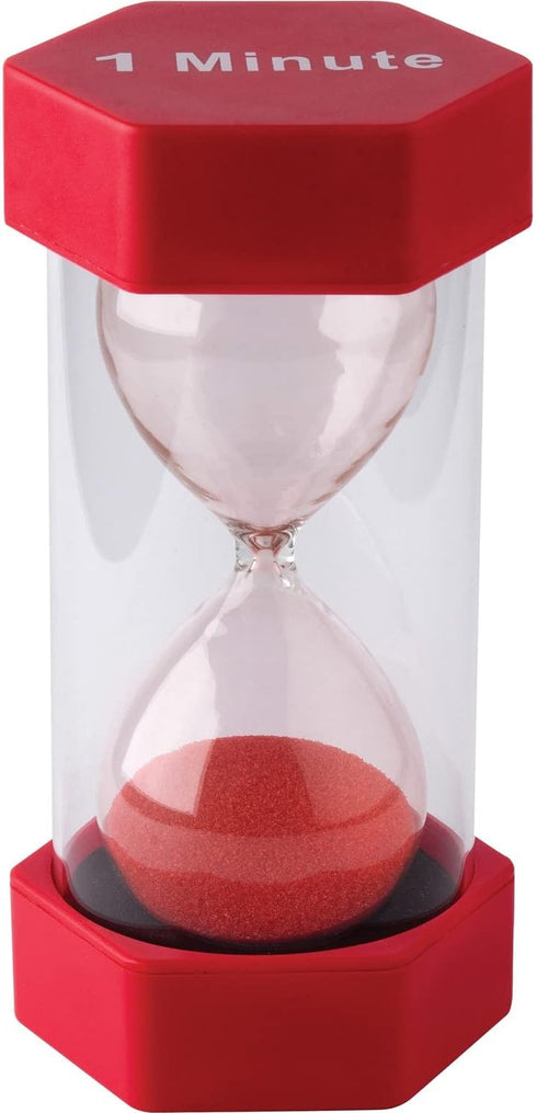 Teacher Created Resources-20657 1 Minute Sand Timer-Large - Multicolor...