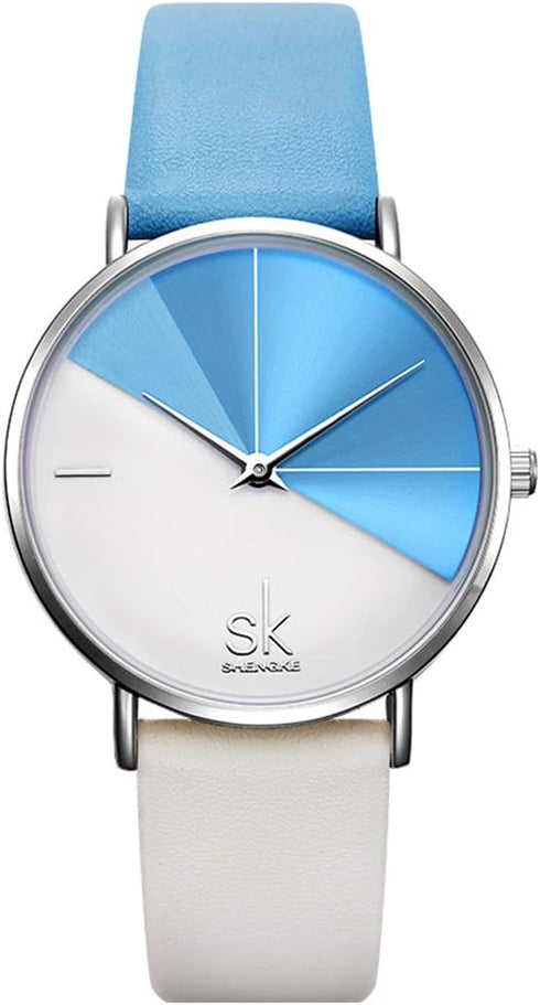 SHENGKE Simplicity Creative Women Watch Genuine Leather Elegant Women Watches Ladies Business Wristwatch...