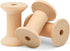 Hourglass Wooden Spools 2 x 1-3/8 Inch, Pack of 12 Large Wood Spools, Unfinished Birch, Splinter-Free for Crafts by Woodpeckers...