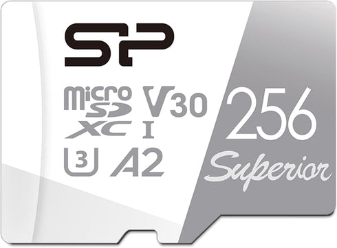 Silicon Power 256GB Superior Micro SDXC UHS-I (U3), V30 4K A2 with Adapter, Compatible with Steam Deck...