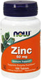 NOW Foods Zinc Gluconate, 100 Tablets / 50mg...