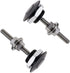 Pack of 2 Quick Release Latch Lock Clip Push Button Bonnet Kit 1.25in/32mm Diameter Universal Aluminum Alloy Quick Latch Lock for Auto Car Bumper ...